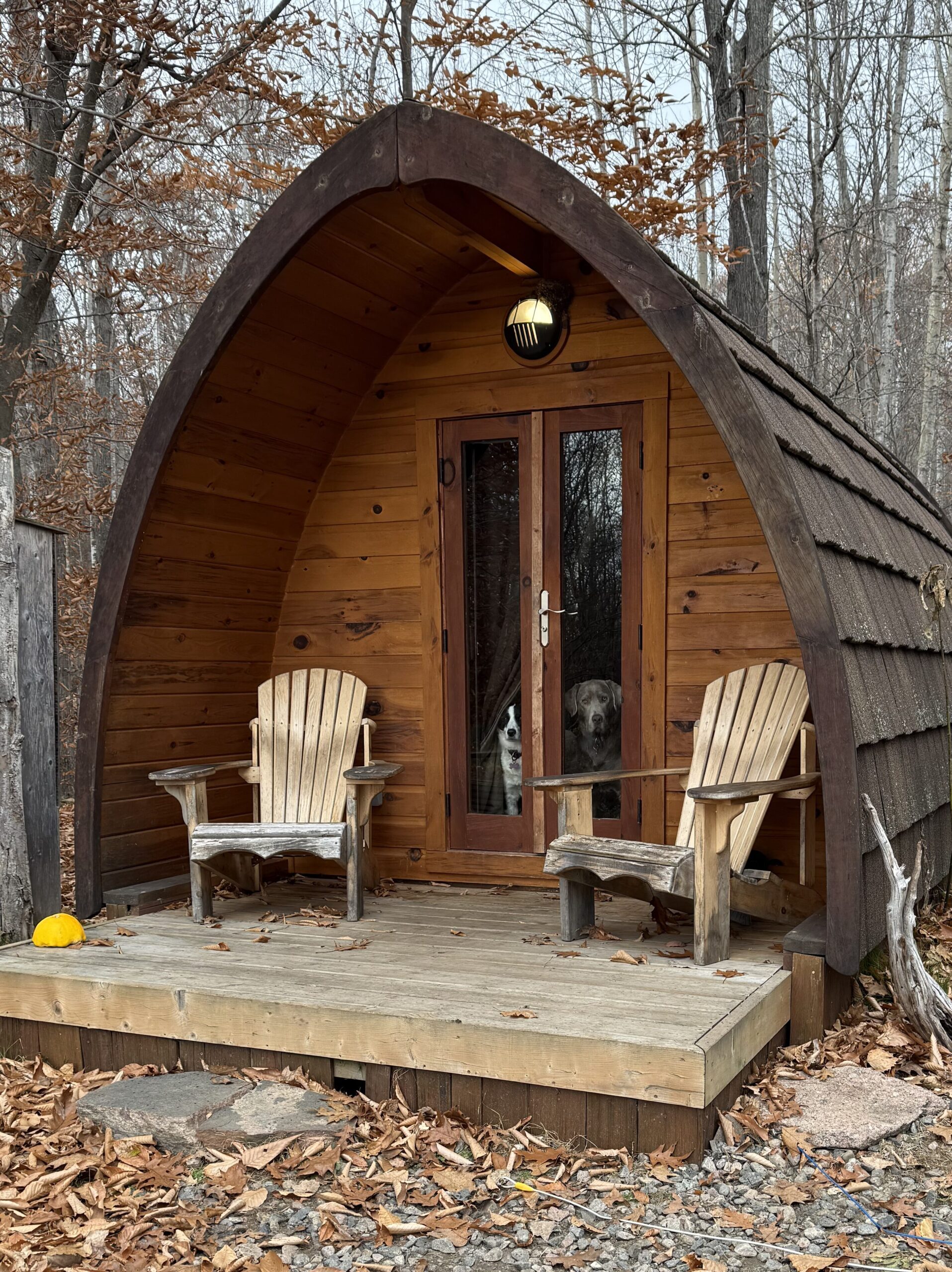 Cabin a few hundred kms from home.